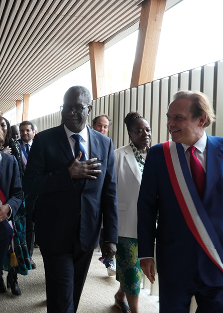 Inauguration du Groupe Scolaire Denis Mukwege