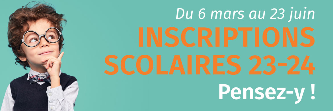 2023 INSCRIPTIONS SCOLAIRES COVER