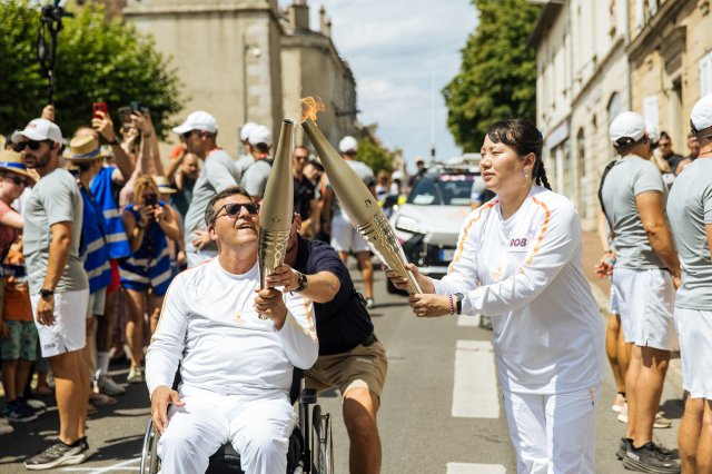 2024-07-20_Relais de la Flamme MELUN 2024 © Paris 2024 / Kamil Zihnioglu / SIPA PRESS